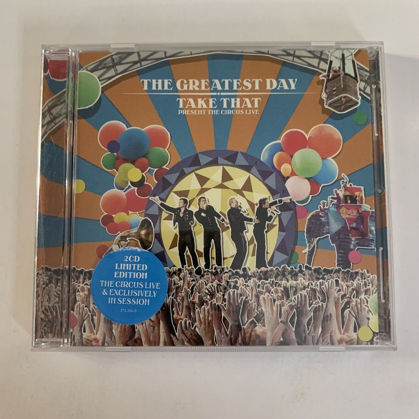 Take That – The Greatest Day : Take That Present The Circus Live (CD, 2009) 2CD