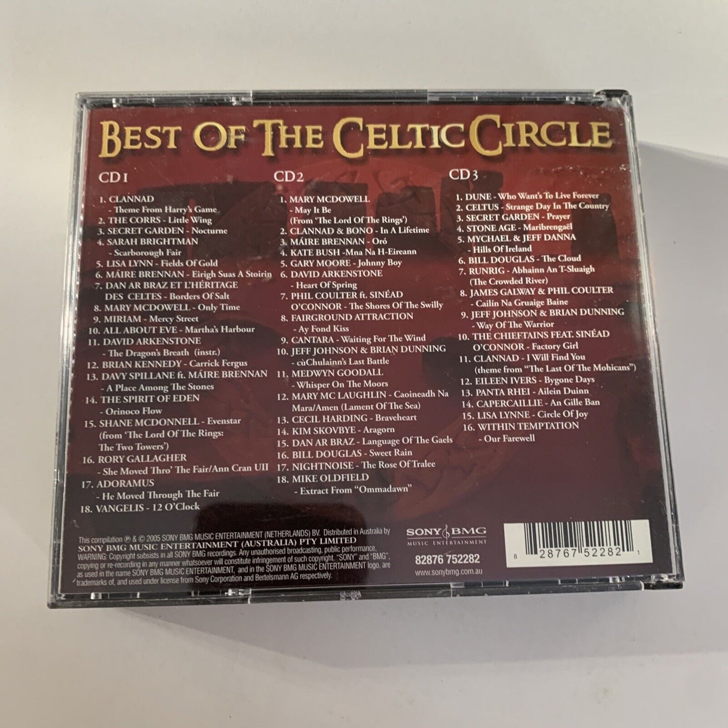 Best Of The Celtic Circle (CD, 2005, 3-Disc Set) Album Sony BMG Music