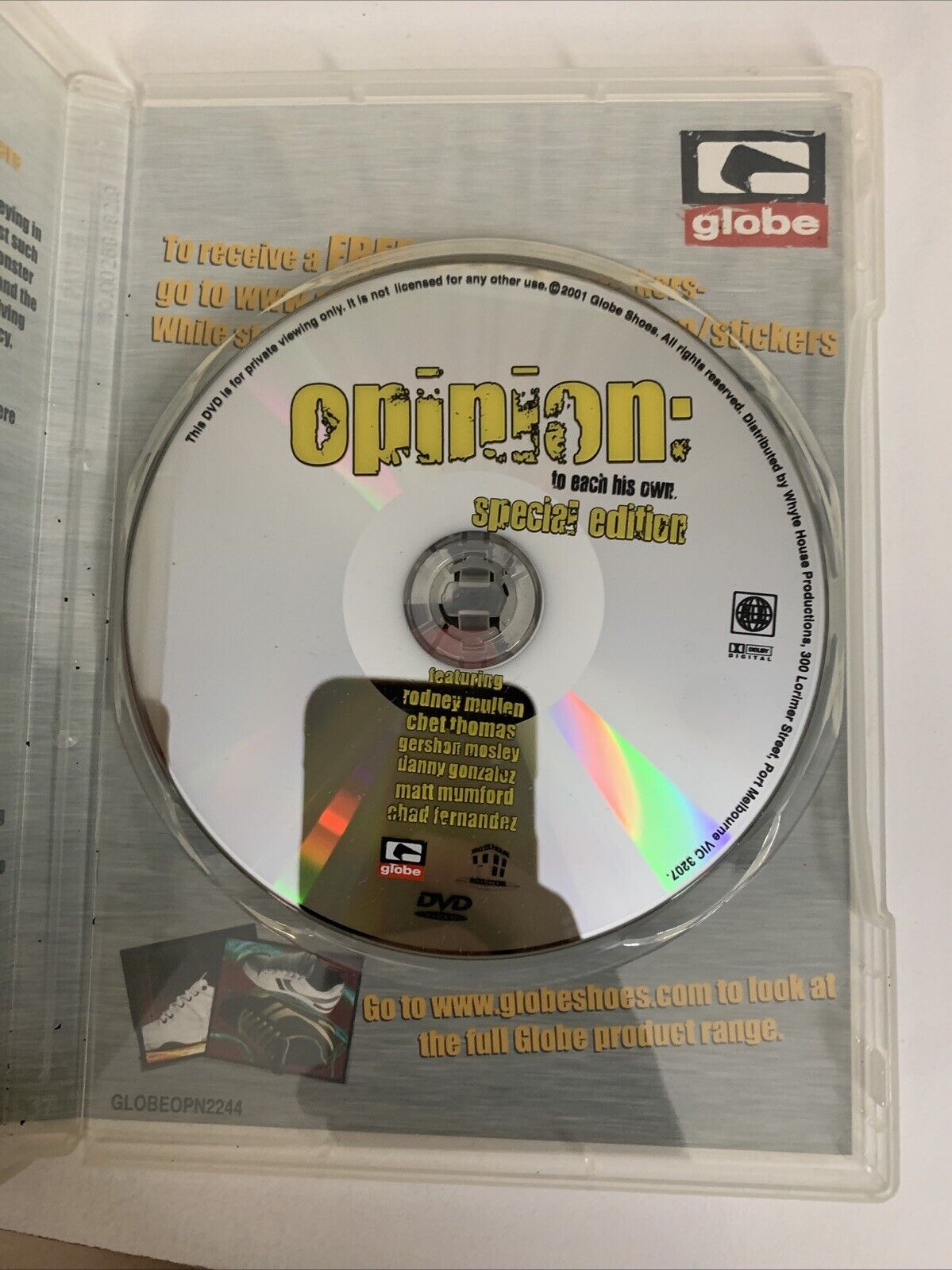 Opinion : Special Edition (DVD, 2001) Skateboarding Movie All Regions