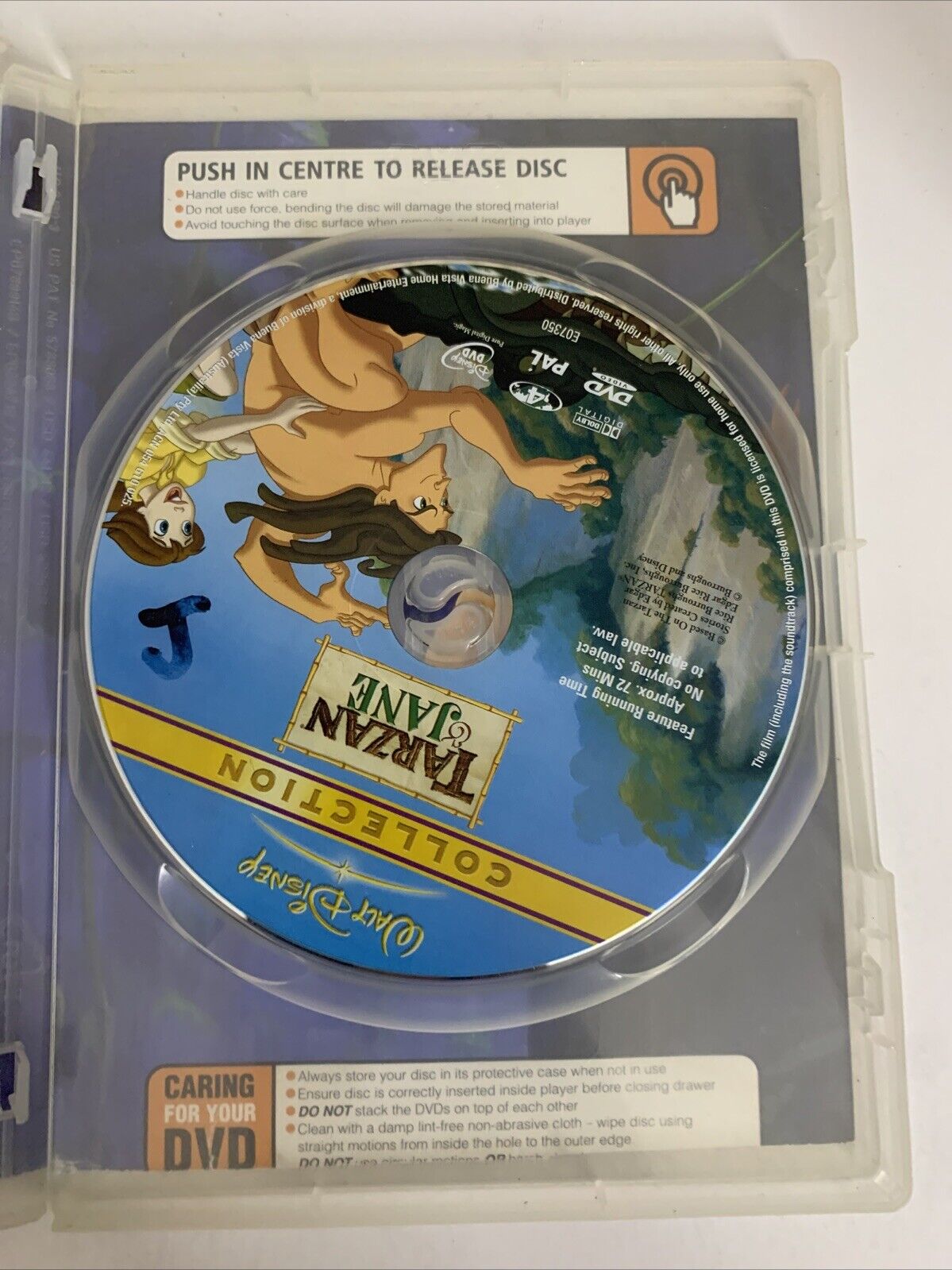 Tarzan And Jane (DVD, 2002) Disney Animated Film  Region 4