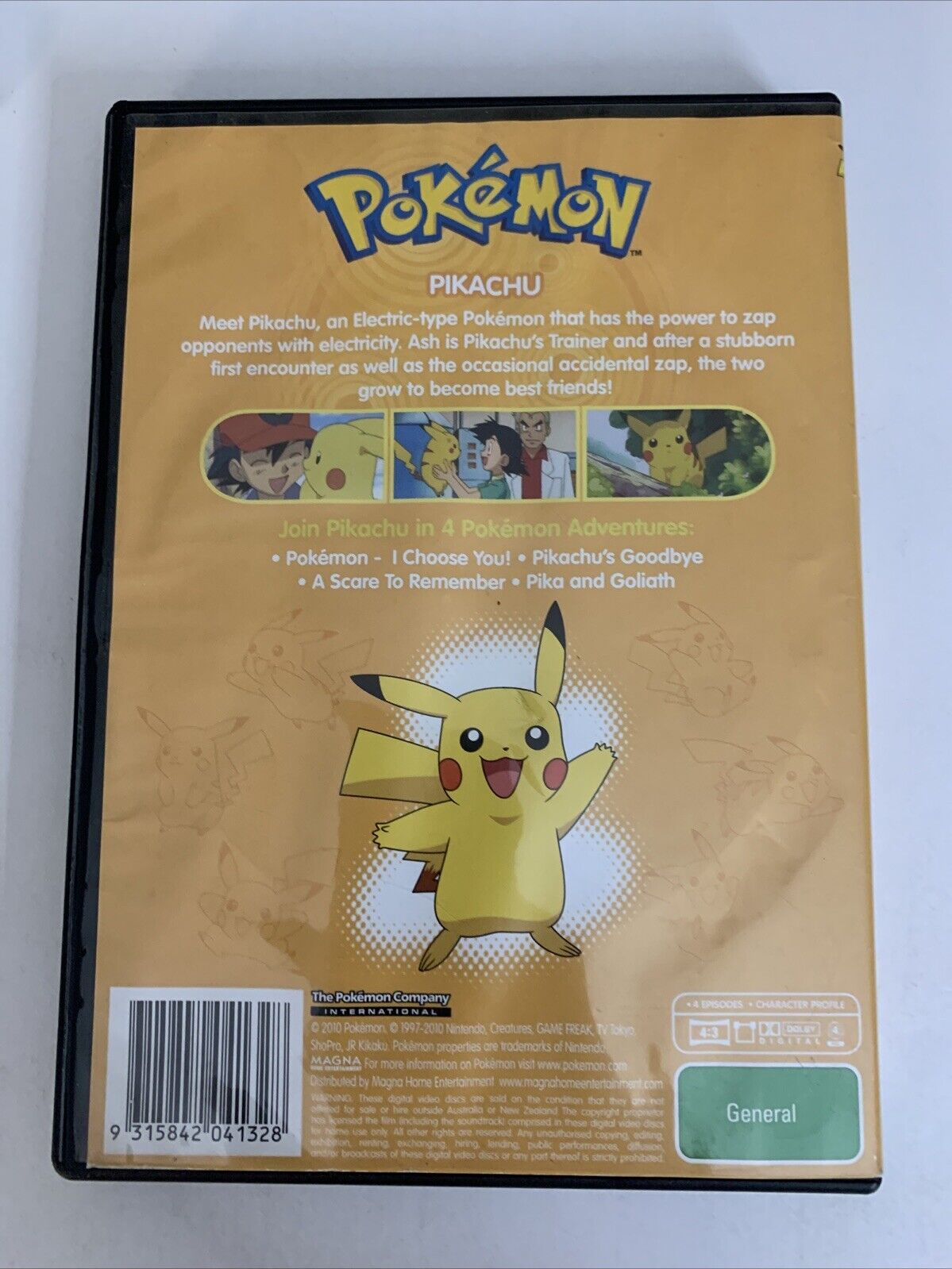 Pokemon All-Stars: Pikachu (DVD) Anime Region 4