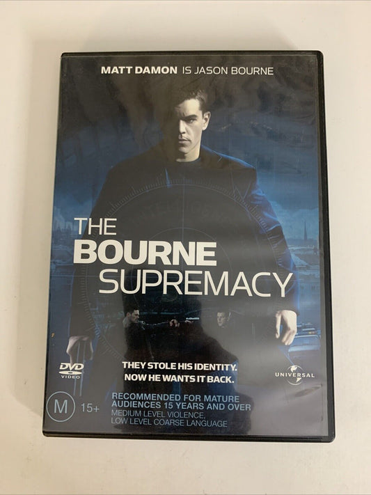 The Bourne Supremacy (DVD, 2004) Matt Damon, Julia Stiles  Region 4 &2
