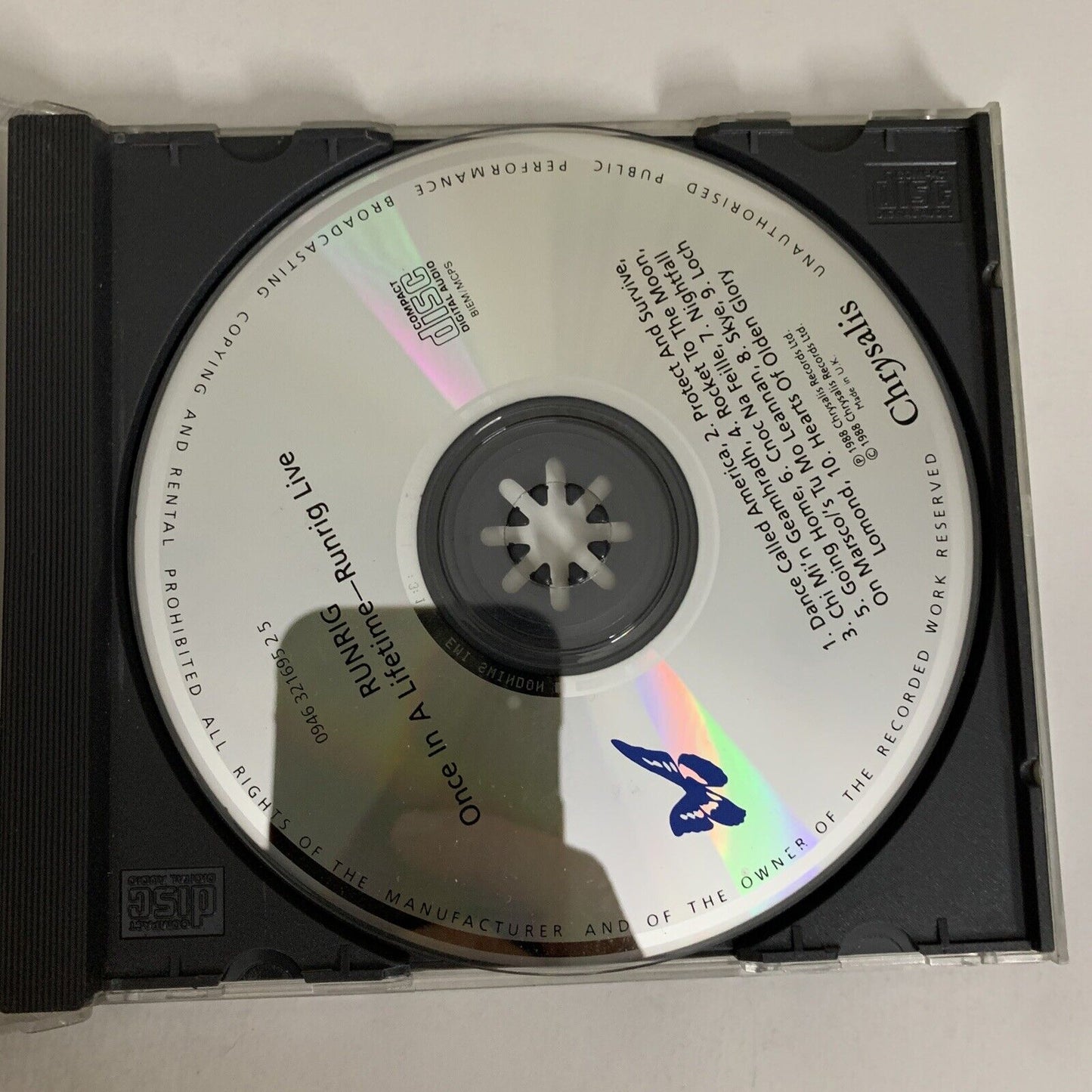 Runrig – Once In A Lifetime (Live) (CD, 1988) Album