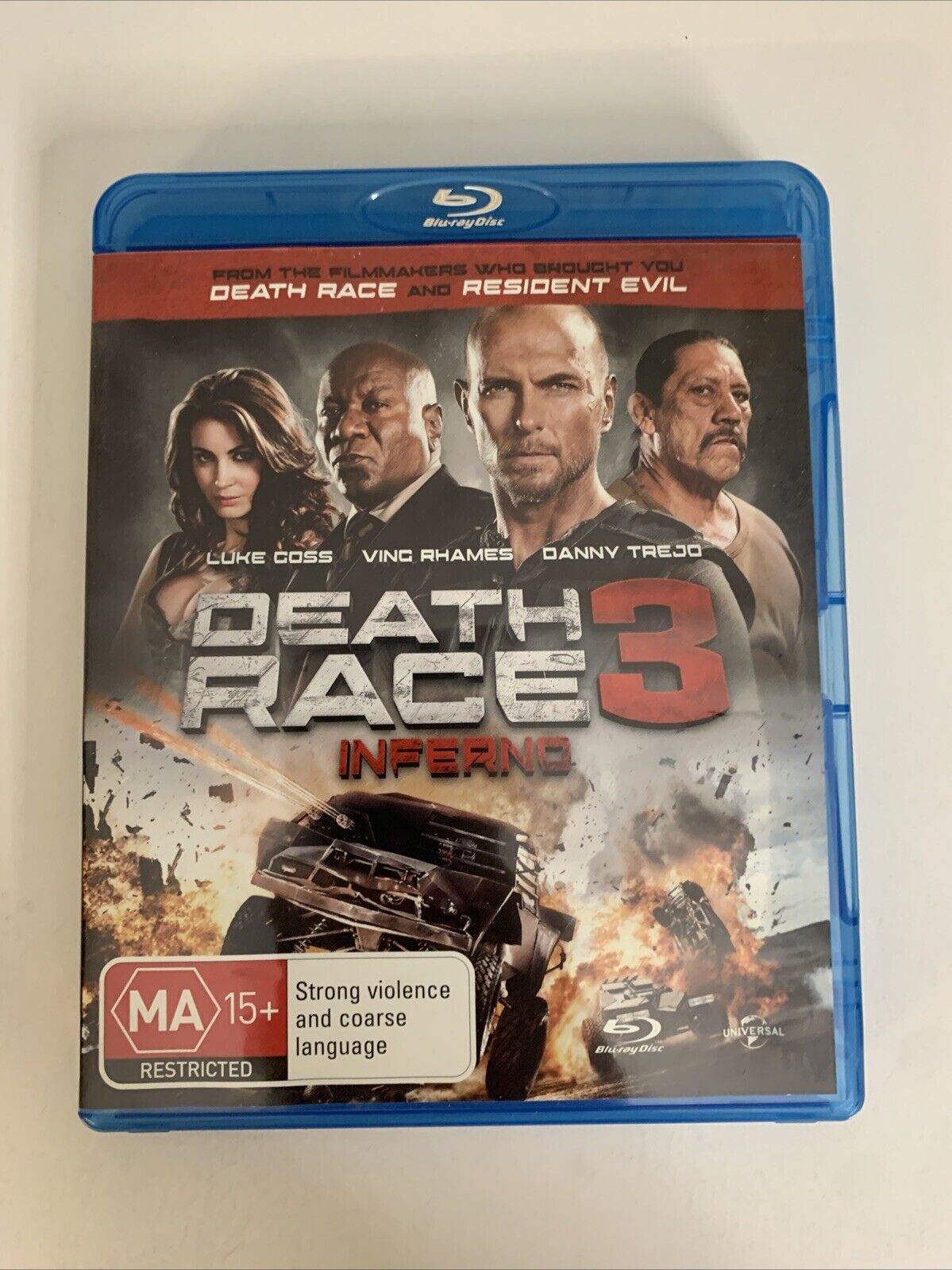 Death Race 3 Inferno (Blu-ray, 2013) Luke Goss, Tanit Phoenix