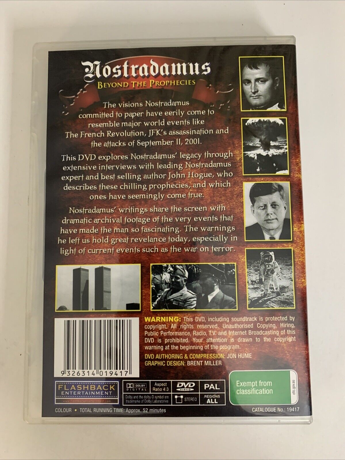 Nostradamus Beyond The Prophecies (DVD) Prophecy Documentary All Regions