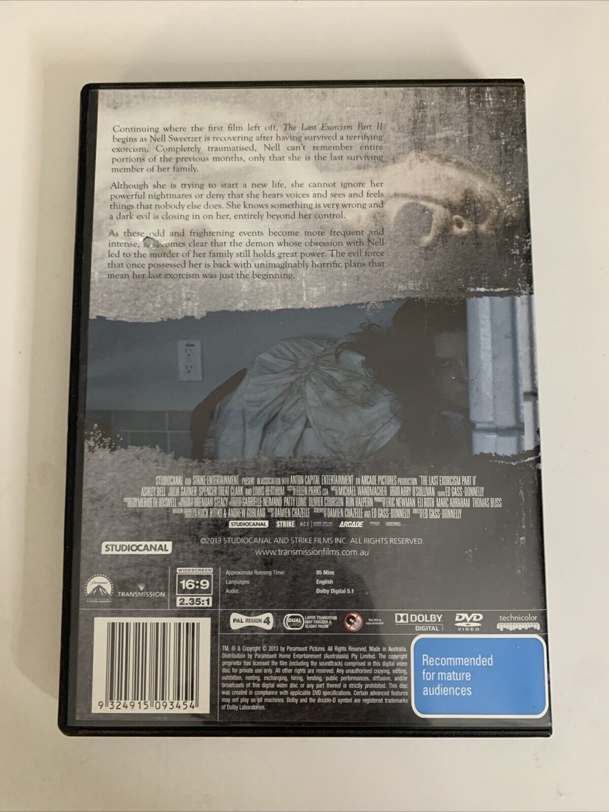 The Last Exorcism : Part 2 (DVD, 2013) Ashley Bell, Julia Garnern  Region 4