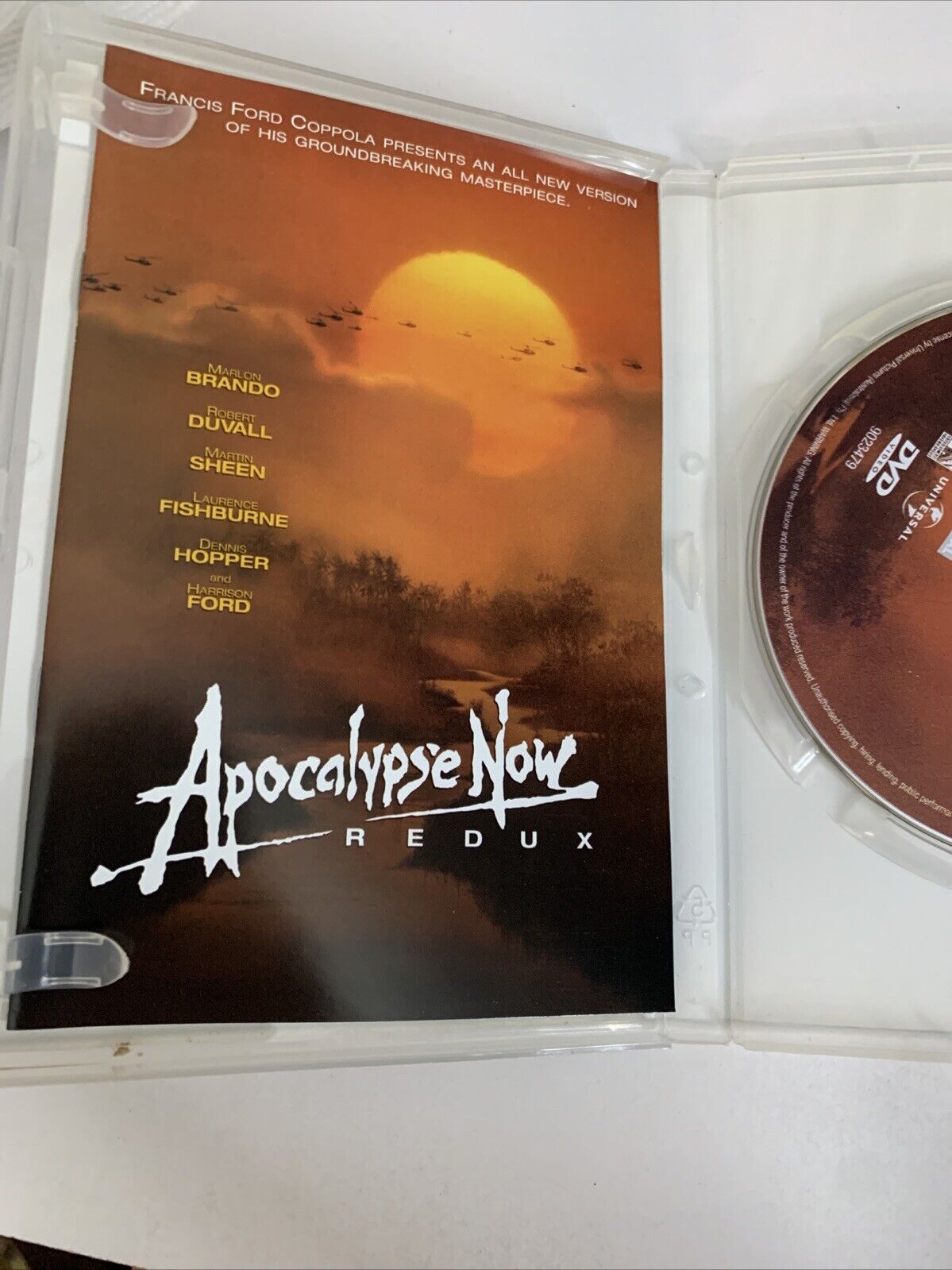 Apocalypse Now Redux (DVD, 1979) Martin Sheen, Marlon Brando  Region 4