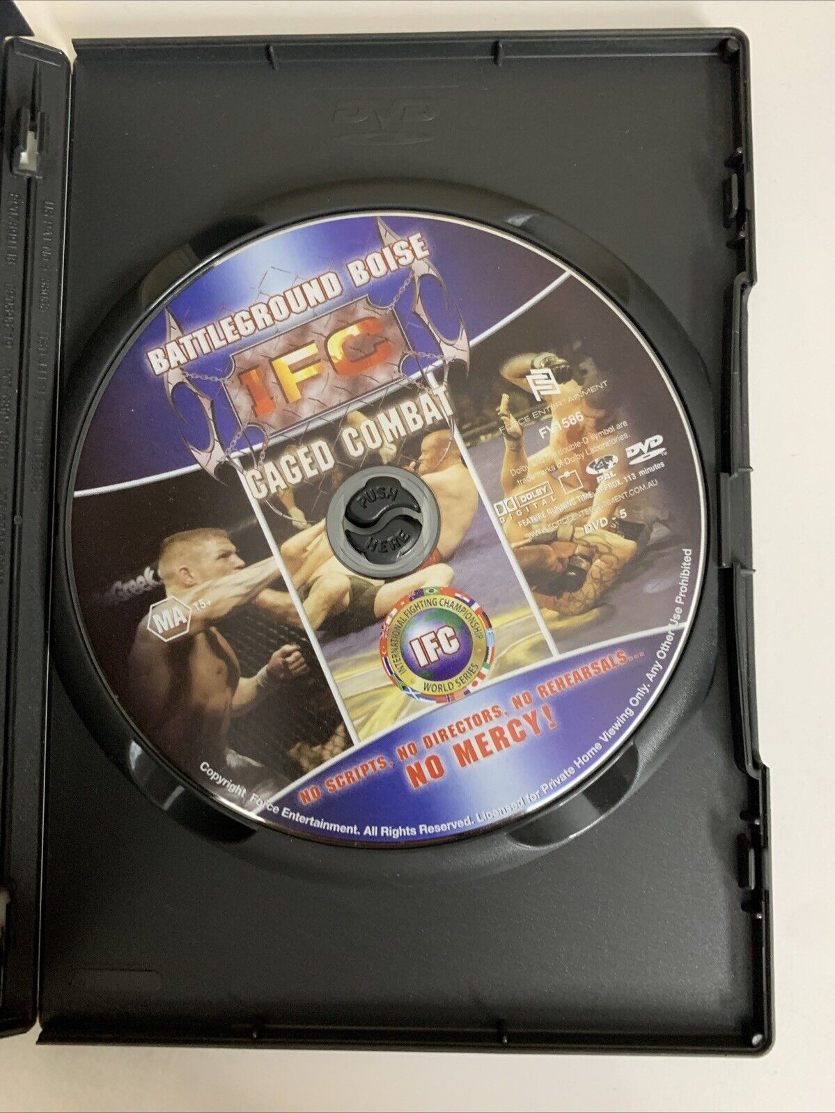 Battleground Boise IFC Caged Combat (DVD, 2003) MMA Region 4