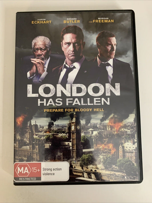 London Has Fallen (DVD, 2016) Gerard Butler, Aaron Eckhart, Morgan Freeman