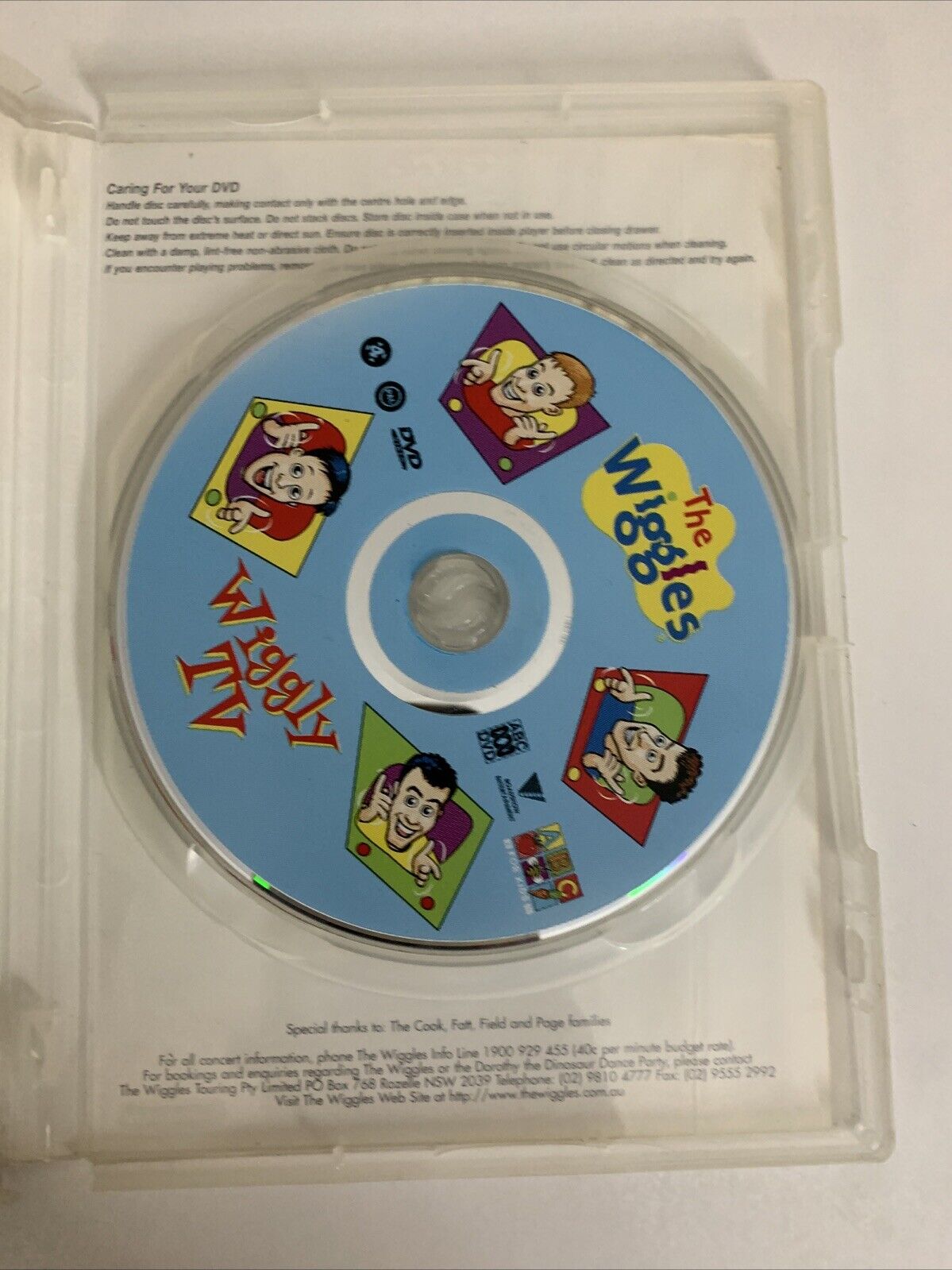 The Wiggles Wiggly TV (DVD, 1999) ABC for Kids  Region 4