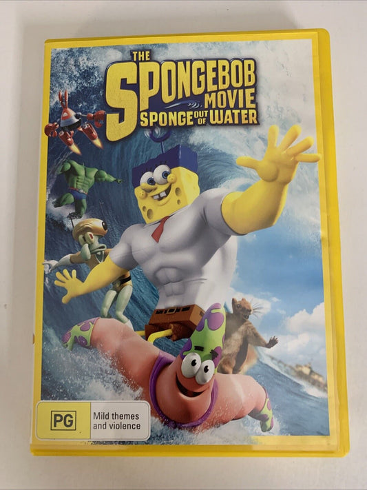 The Spongebob Movie : Sponge Out Of Water (DVD, 2015) Animated Film Region 4