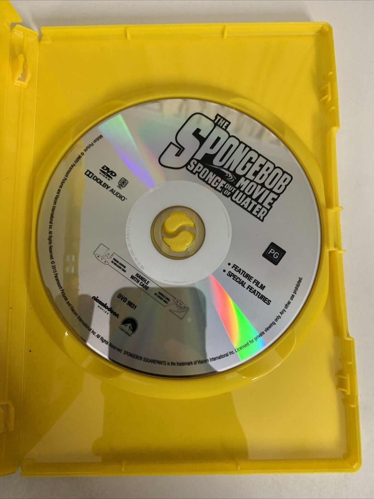 The Spongebob Movie : Sponge Out Of Water (DVD, 2015) Animated Film Region 4