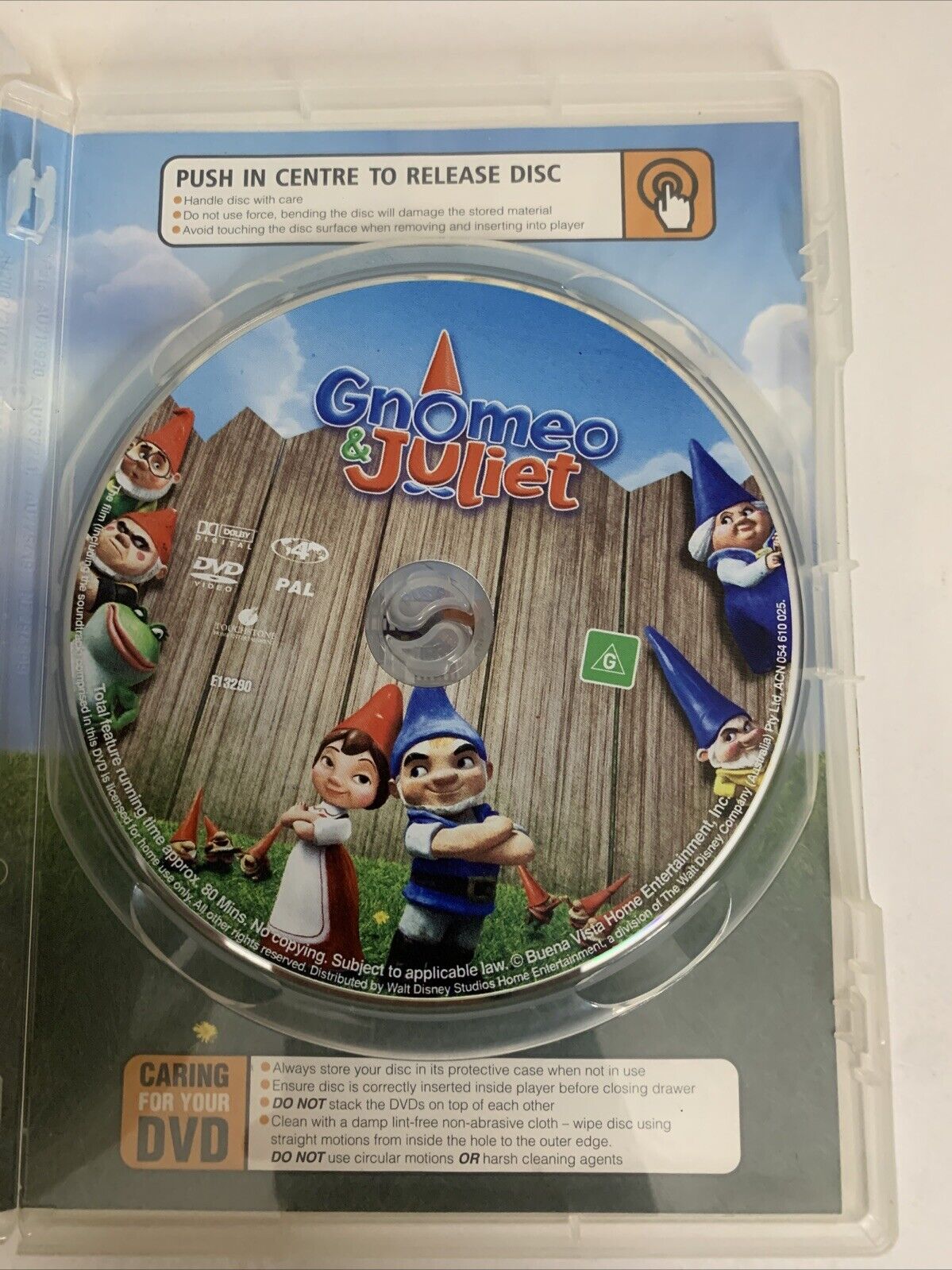 Gnomeo & Juliet (DVD, 2011) Animated Film  Region 4