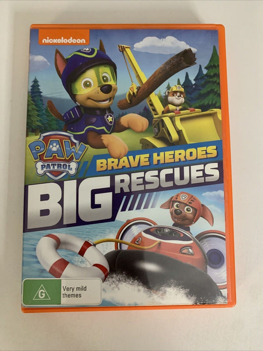 Paw Patrol Brave Heroes Big Rescue (DVD, 2015) Animation Region 4