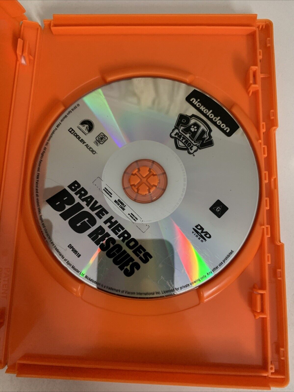 Paw Patrol Brave Heroes Big Rescue (DVD, 2015) Animation Region 4