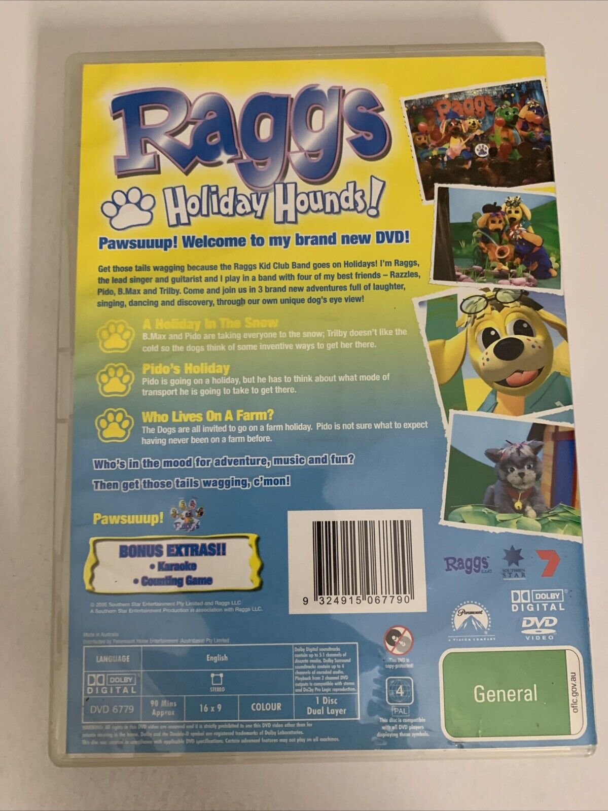 Raggs : Holiday Hounds! (DVD, 2006)