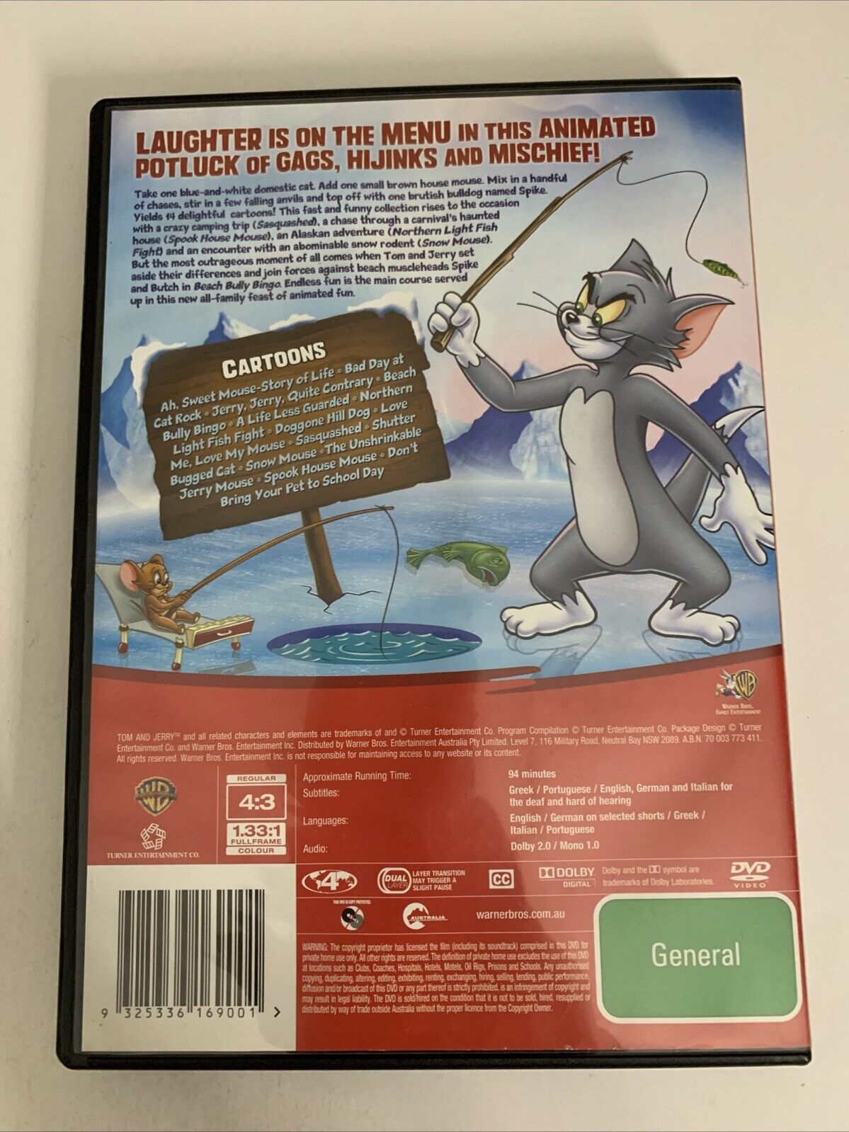 Tom And Jerry Fur Flying Adventures Volume (DVD, 2011) Region