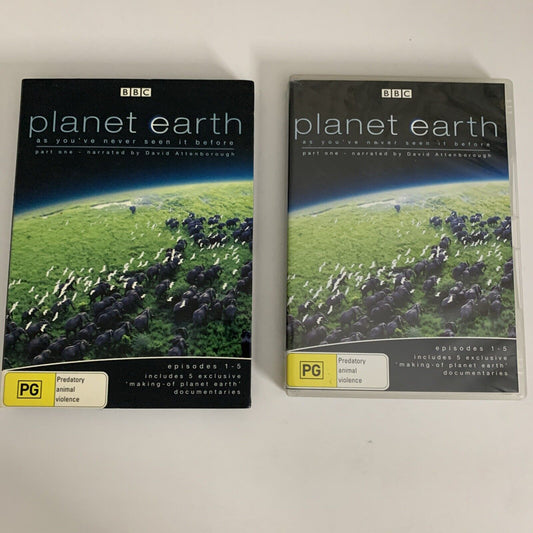 Planet Earth : Part 1 (DVD, 2-Disc) BBC David Attenborough Documentary Region 4