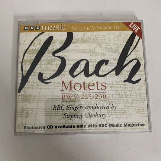 BBC Music Bach Motets BWC 225-230 (CD, 1996) BBC MM44