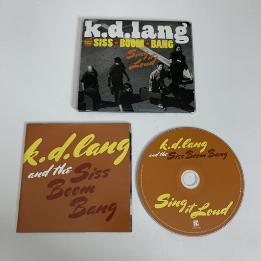 Sing It Loud by K.D. Lang & The Siss Boom Bang (CD, 2011) Digipak Album