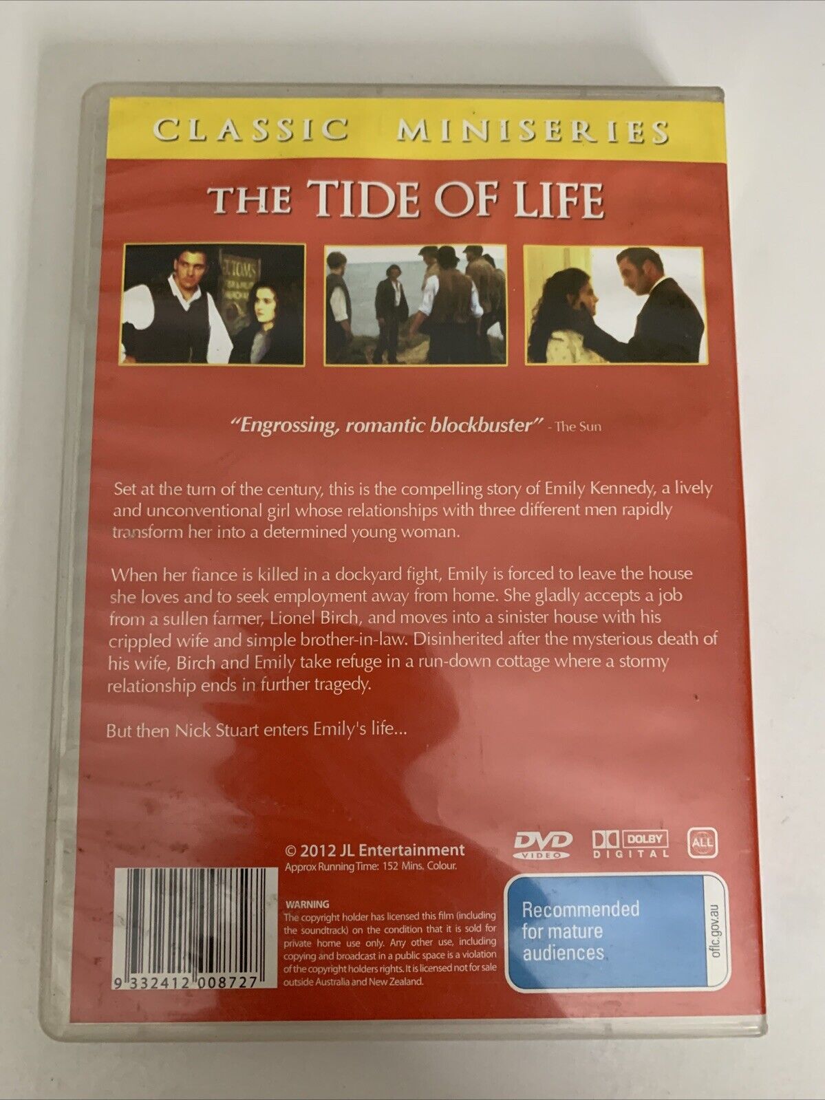 The Tide Of Life (DVD, 1996) Gillian Kearney, Ray Stevenson  All Regions