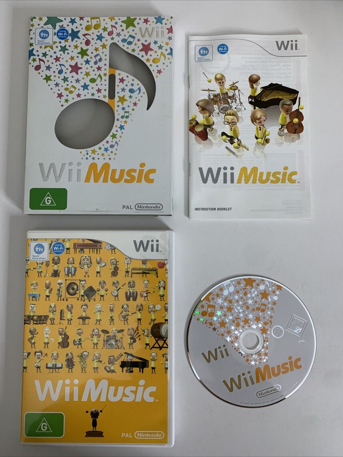 Wii Music Nintendo Wii Music PAL 2008 Game Complete