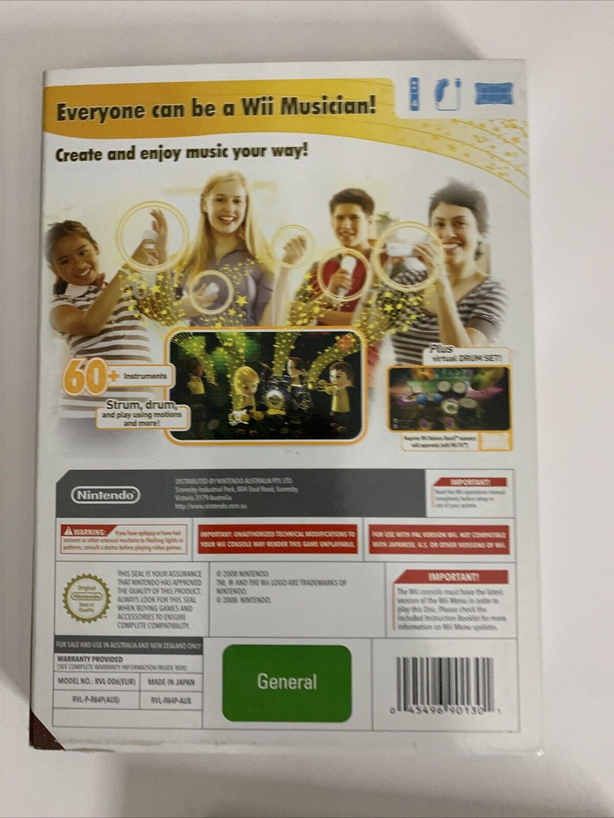 Wii Music Nintendo Wii Music PAL 2008 Game Complete