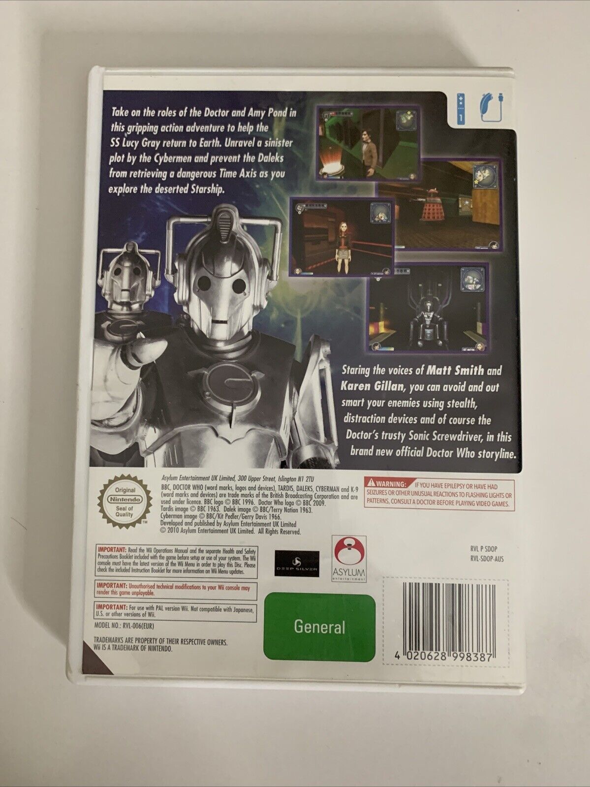 Doctor Who: Return to Earth 2009 Nintendo Wii PAL Adventure Game Complete