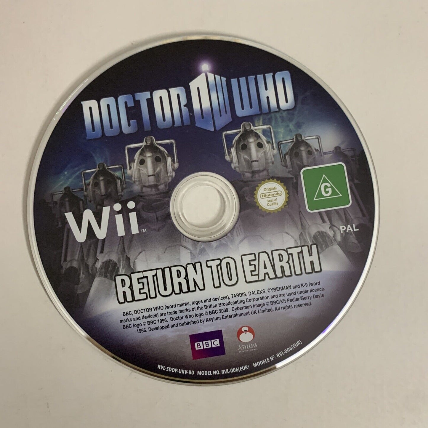 Doctor Who: Return to Earth 2009 Nintendo Wii PAL Adventure Game Complete