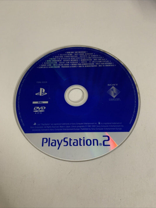 PlayStation 2 Demo Disc Launch Disc PAL 2001 PBX-95506