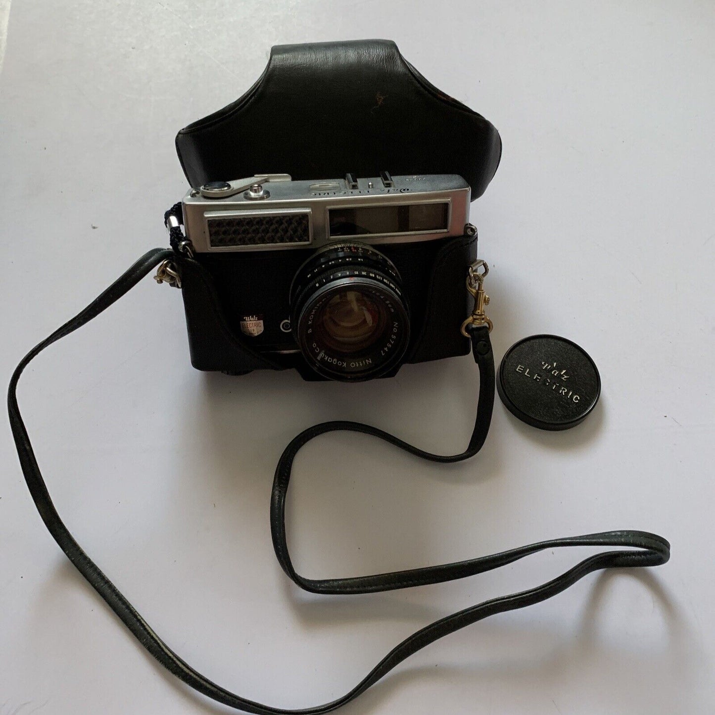 Walz Electric 35mm Film Camera 58823 Copal-SV Nitto Kogaku S Kominar 1:1.8 f=4.5