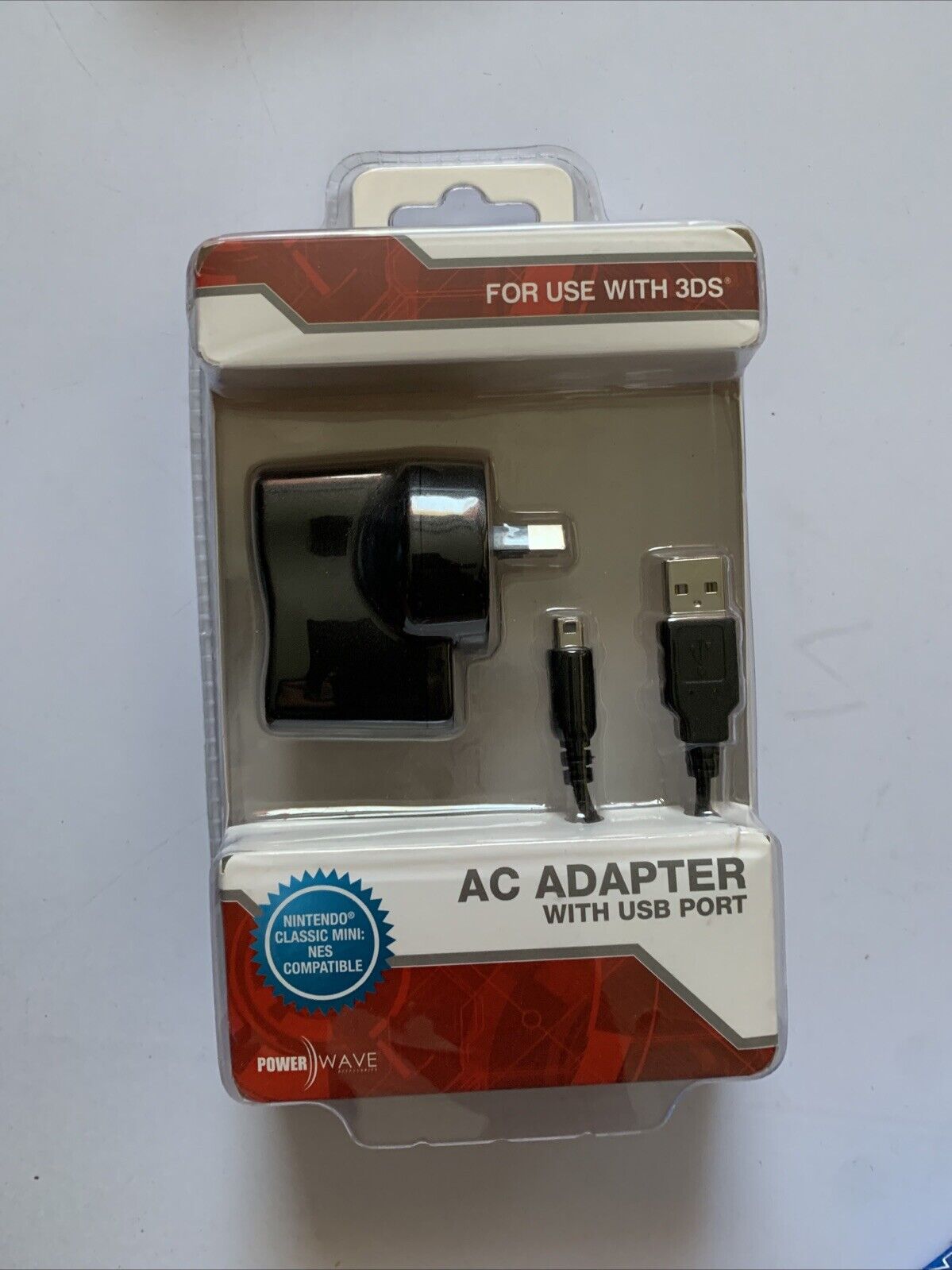 Powerwave Wall Adapter Charger Power Supply For Nintendo 3DS 2DS DSi  NEW