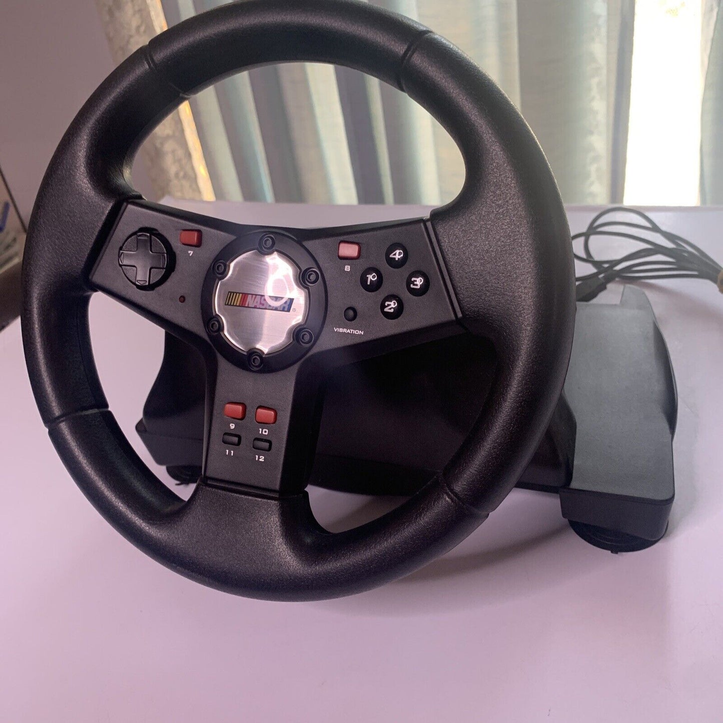 Logitech NASCAR Racing Wheel Force Feedback E-UK12 USB Wired For PC