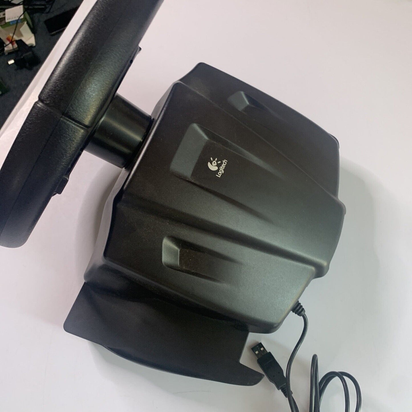 Logitech NASCAR Racing Wheel Force Feedback E-UK12 USB Wired For PC