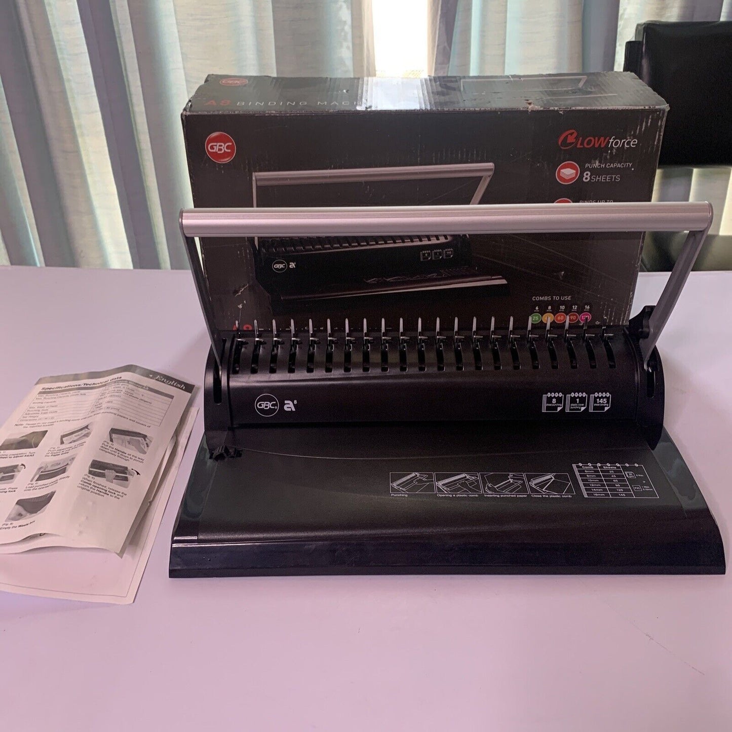 GBC Creative A8 Comb Binding Machine