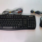 Microsoft Keyboard 1.0A Wired PS/2 X800468-284 + Microsoft USB Mouse