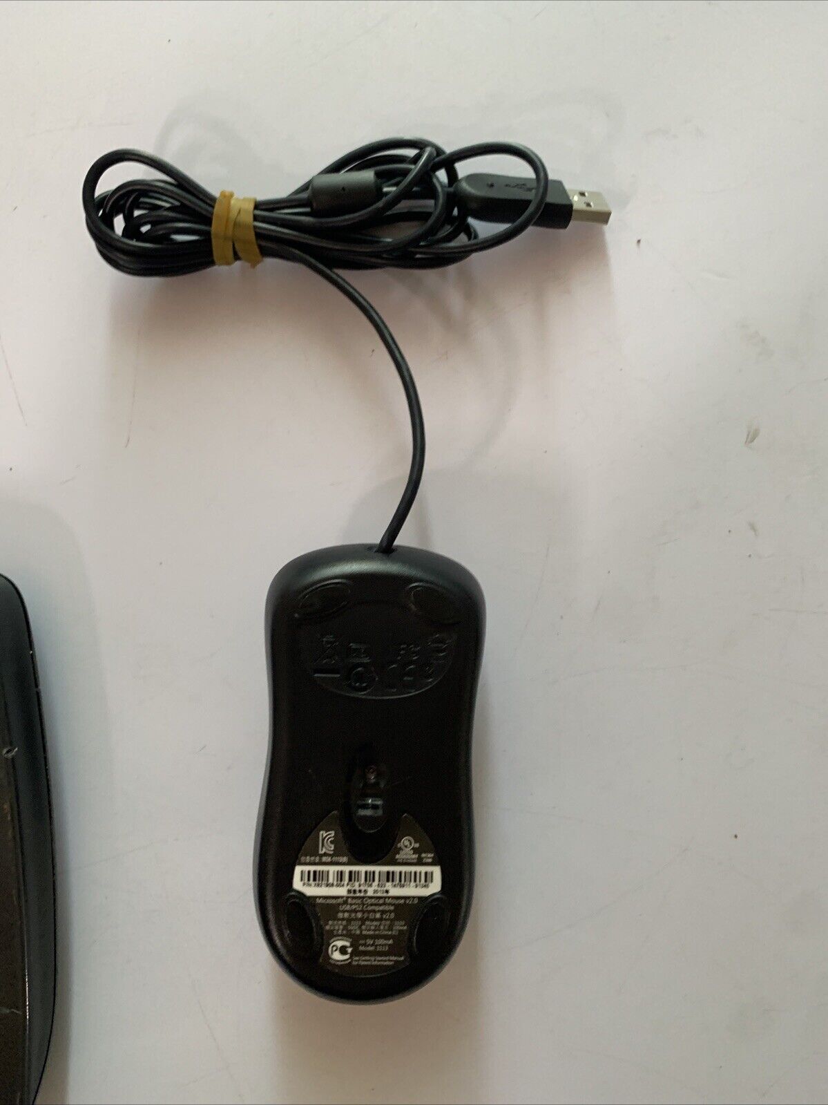 Microsoft Keyboard 1.0A Wired PS/2 X800468-284 + Microsoft USB Mouse