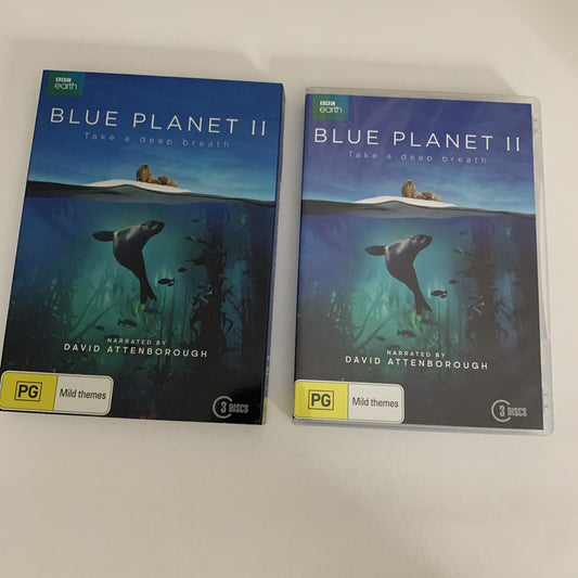 Blue Planet II (DVD, 2017, 3-Disc) David Attenborough Documentary Region 4
