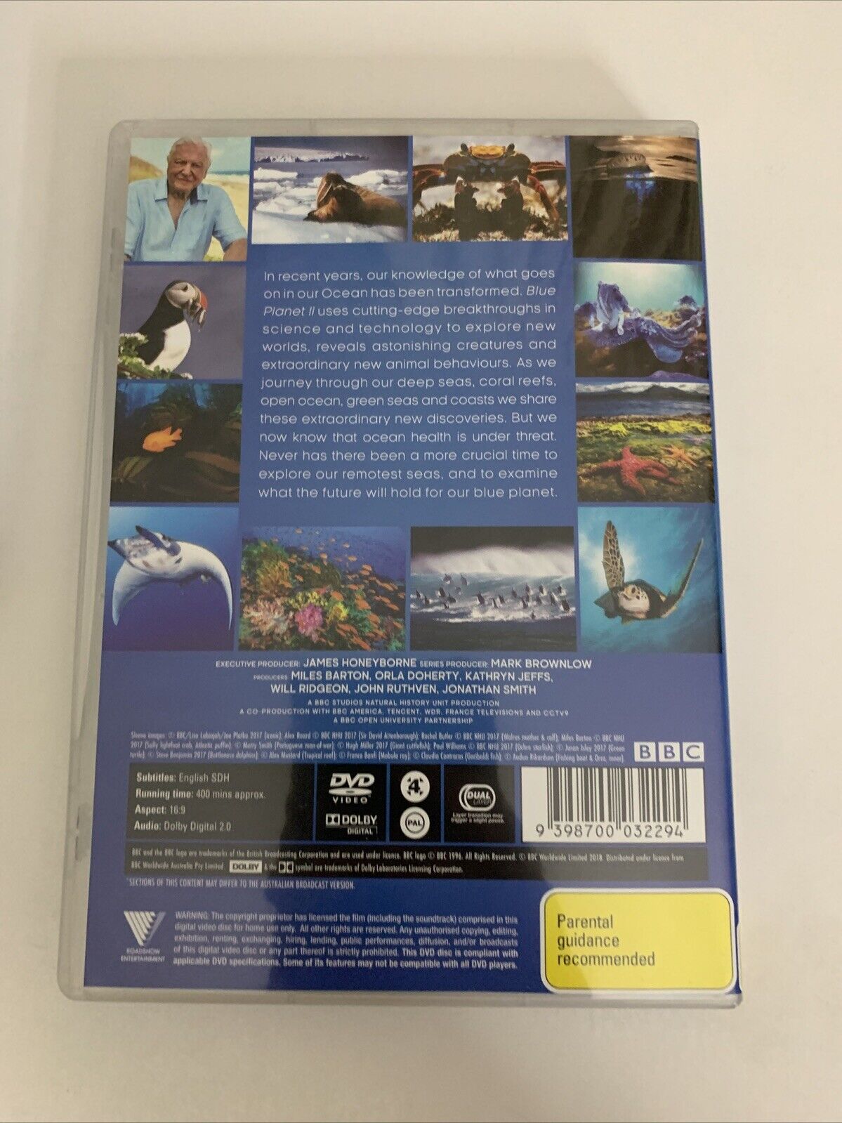 Blue Planet II (DVD, 2017, 3-Disc) David Attenborough Documentary Region 4