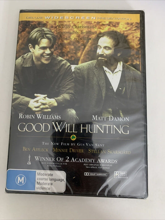 Good Will Hunting (DVD, 1997) Matt Damon, Robin Williams  Region 4 NEW