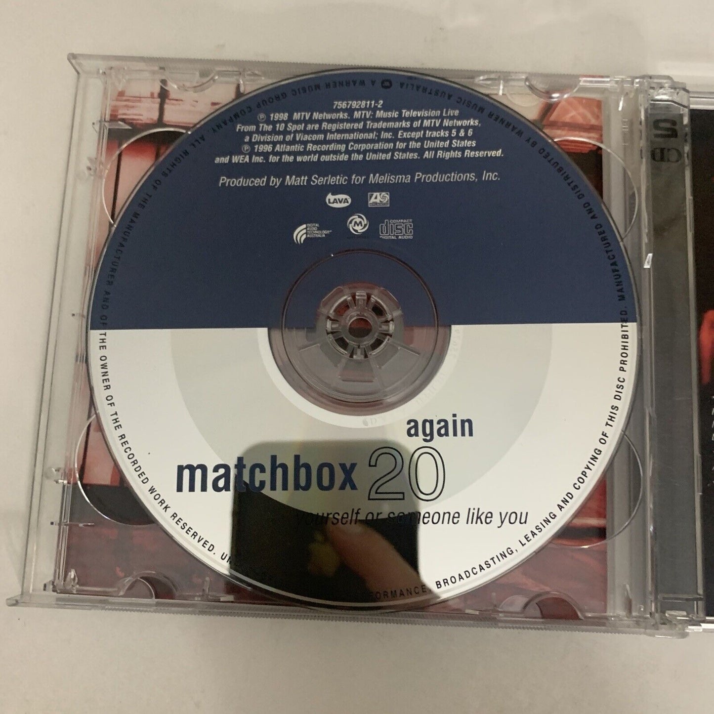 Matchbox 20 – Yourself Or Someone Like You (CD, 1998, 2-Disc Set) Album