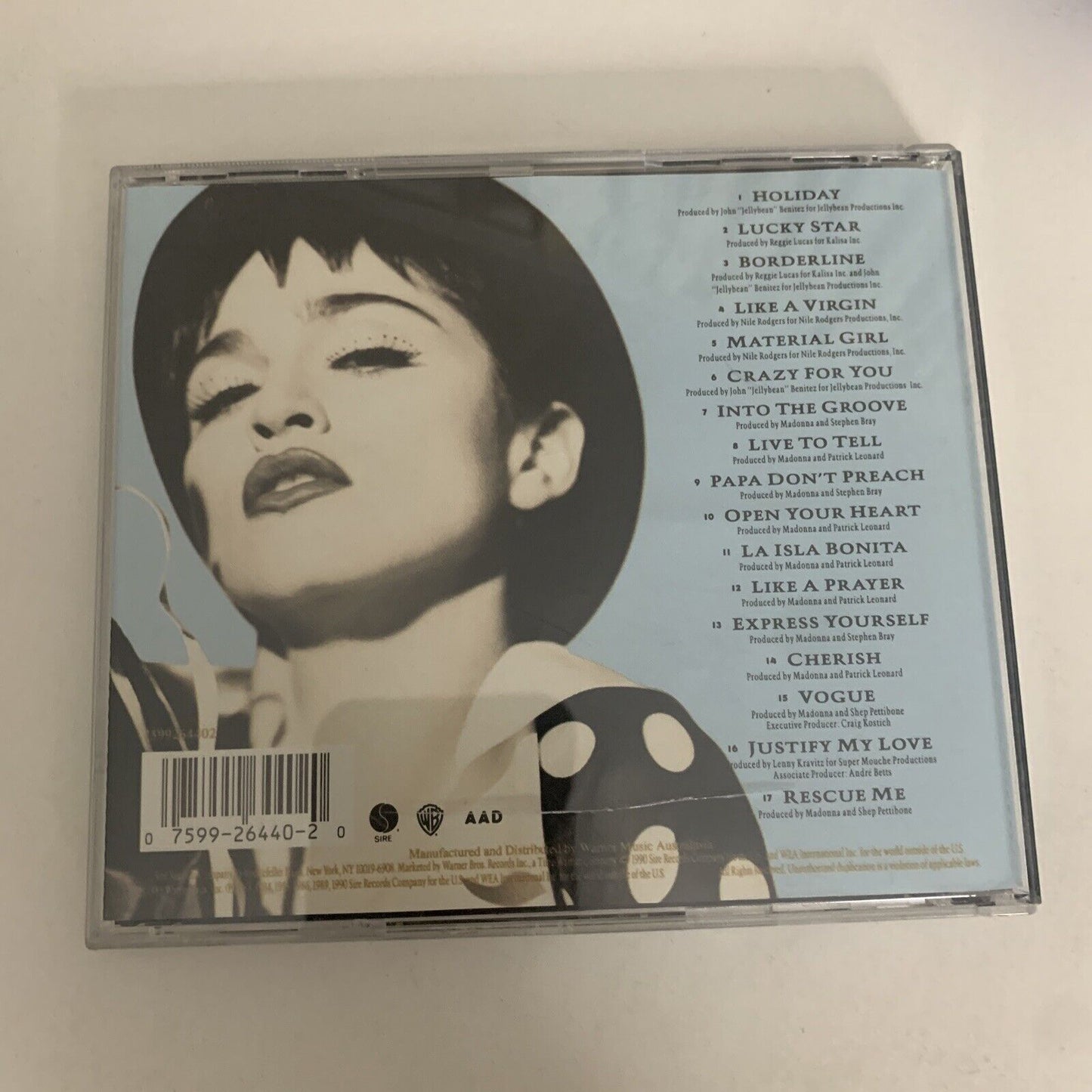 The Immaculate Collection by Madonna (CD, 1990) Album