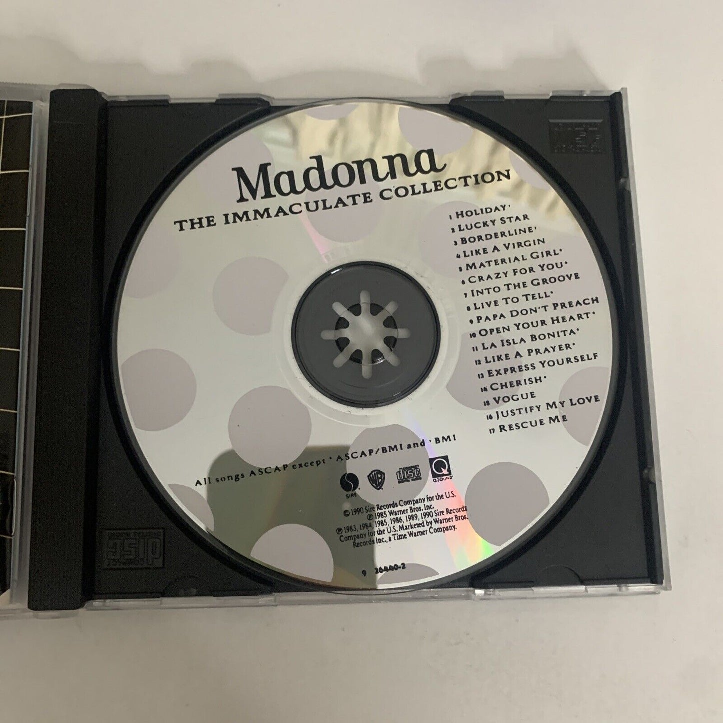 The Immaculate Collection by Madonna (CD, 1990) Album