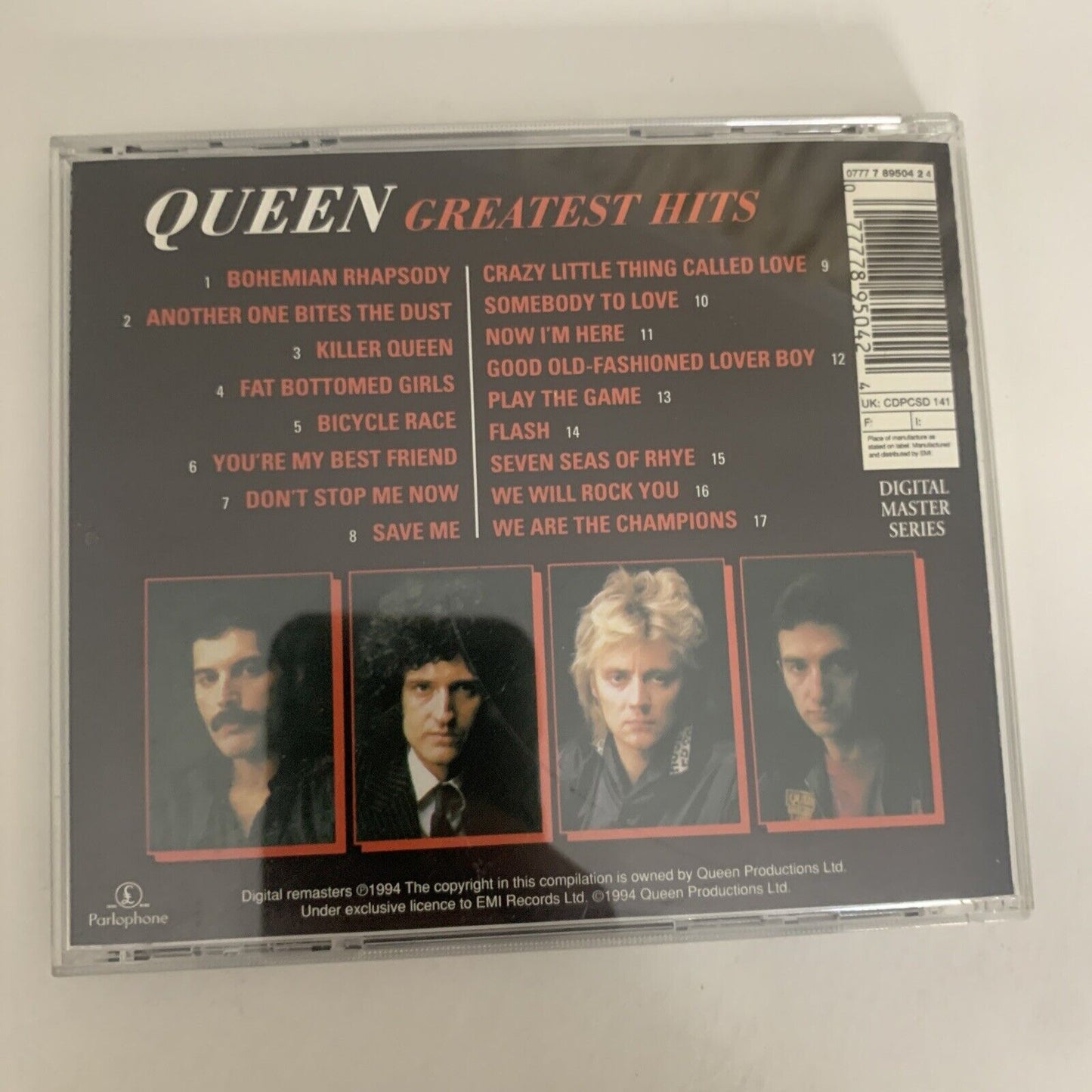 Greatest Hits by Queen (CD, 1994) Album