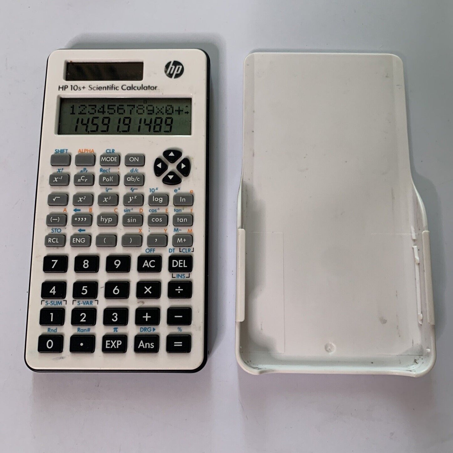 HP 10s+ Scientific Calculator with Protective Cover Dual Powered Solar & Battery