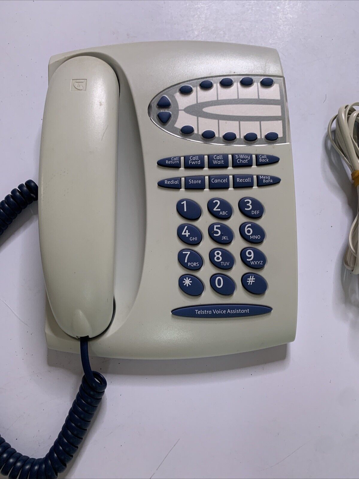 Telstra Landline Corded Telephone T1000S NBN Compatible Tested Working