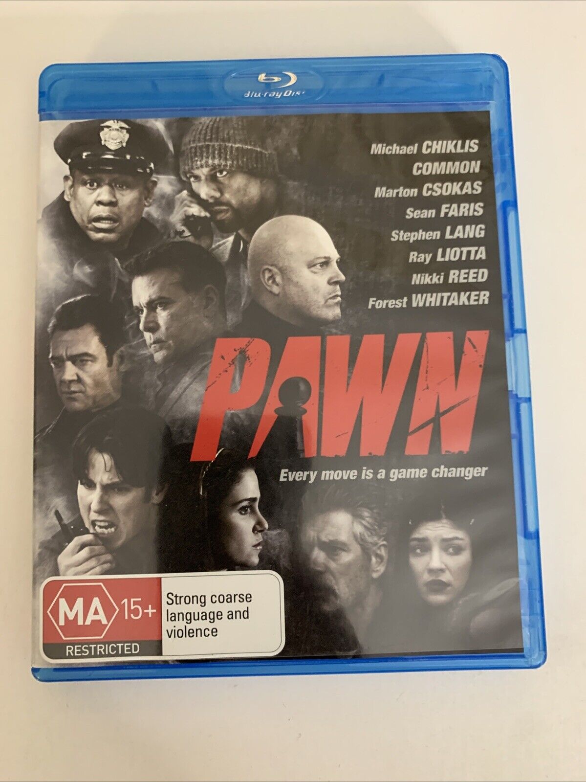 Pawn (Blu-ray, 2012) Michael Chiklis, Forest Whitaker, Ray Liotta  Region B