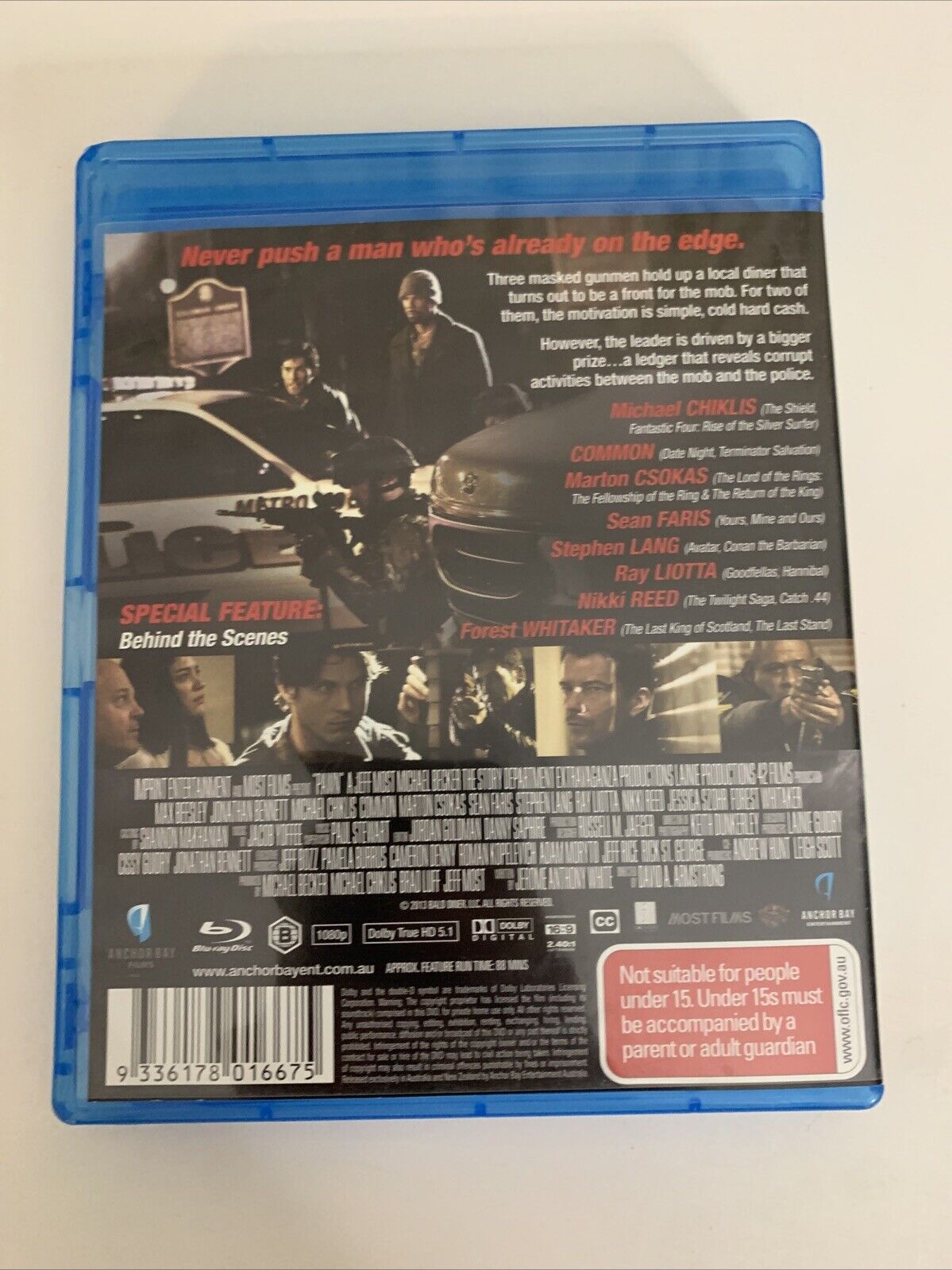 Pawn (Blu-ray, 2012) Michael Chiklis, Forest Whitaker, Ray Liotta  Region B