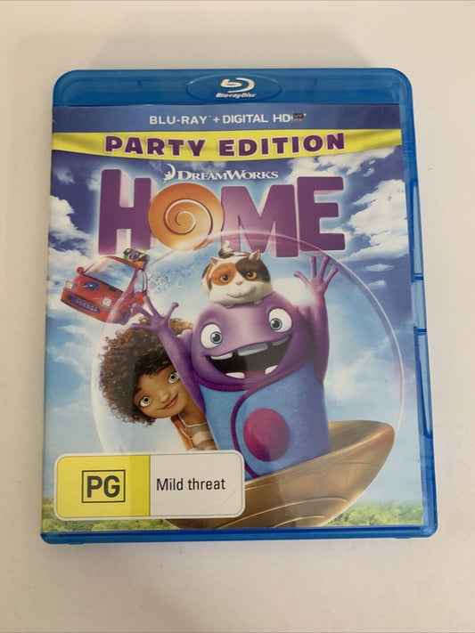 Home (Blu-ray, 2014, Part Edition) Dreamworks Animation Jennifer Lopez Region B
