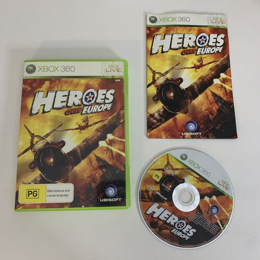 Heroes Over Europe  Microsoft XBOX 360 PAL 2009 Flight Combat Game Complete